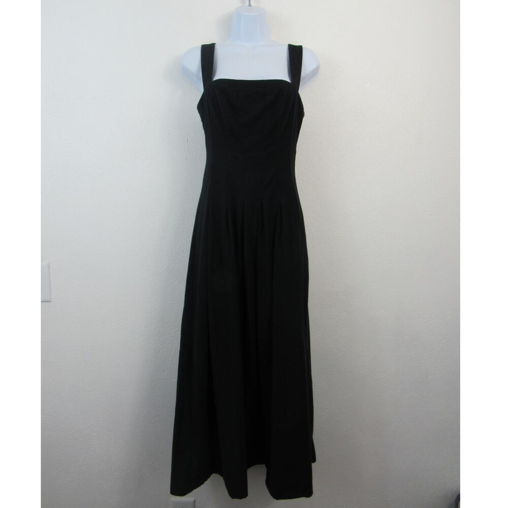 Reformation Mika Dress Black 2 - Picture 2 of 10